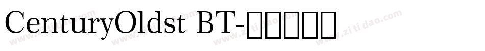 CenturyOldst BT字体转换